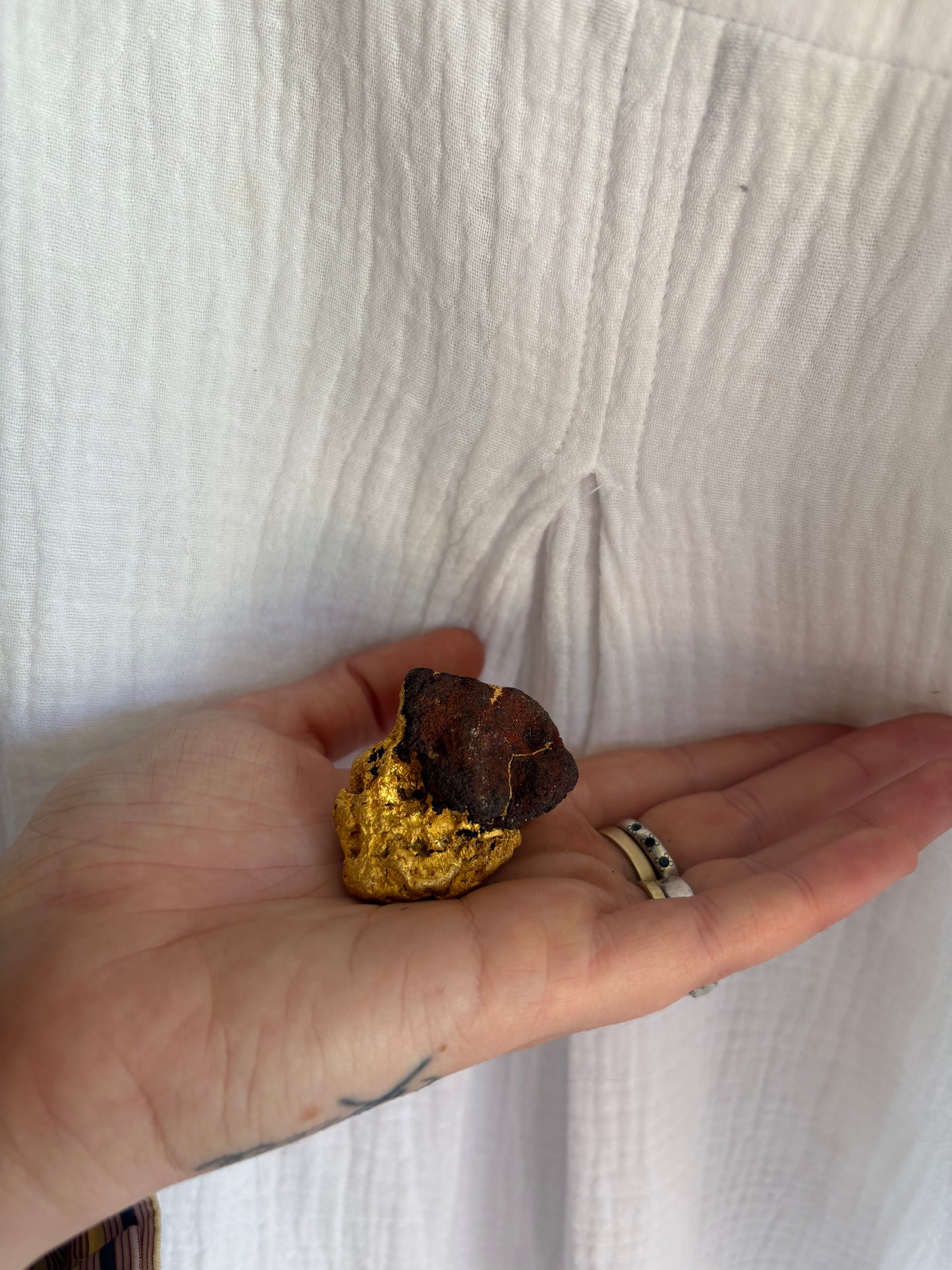 126.2 Gram Natural Gold Nugget - Alien Brain Specimen