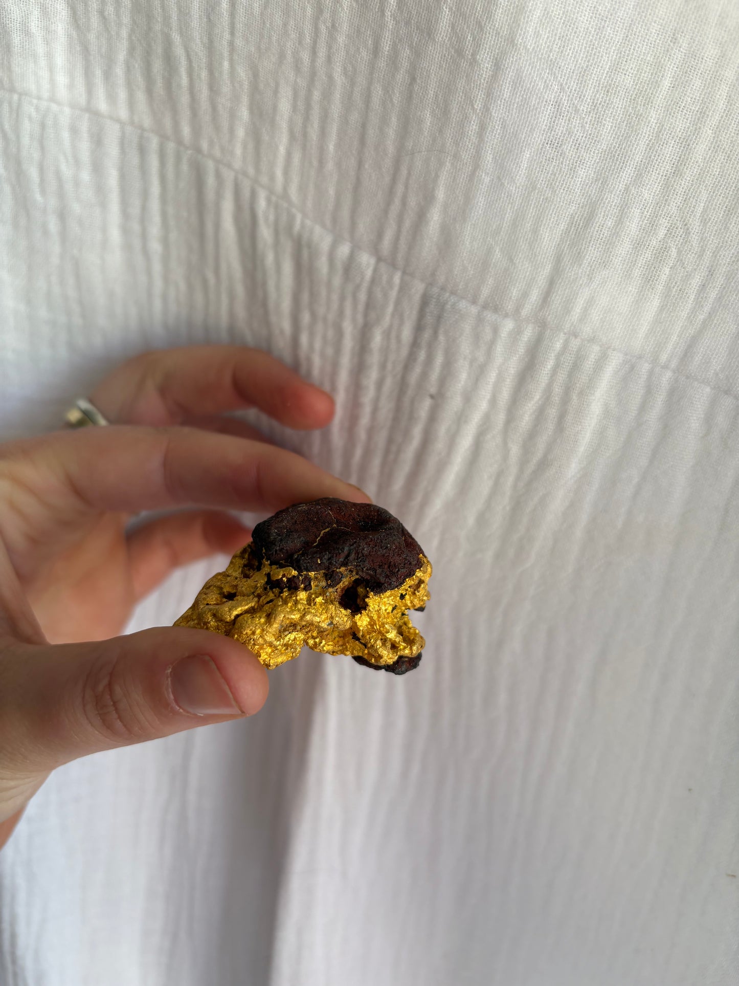 126.2 Gram Natural Gold Nugget - Alien Brain Specimen