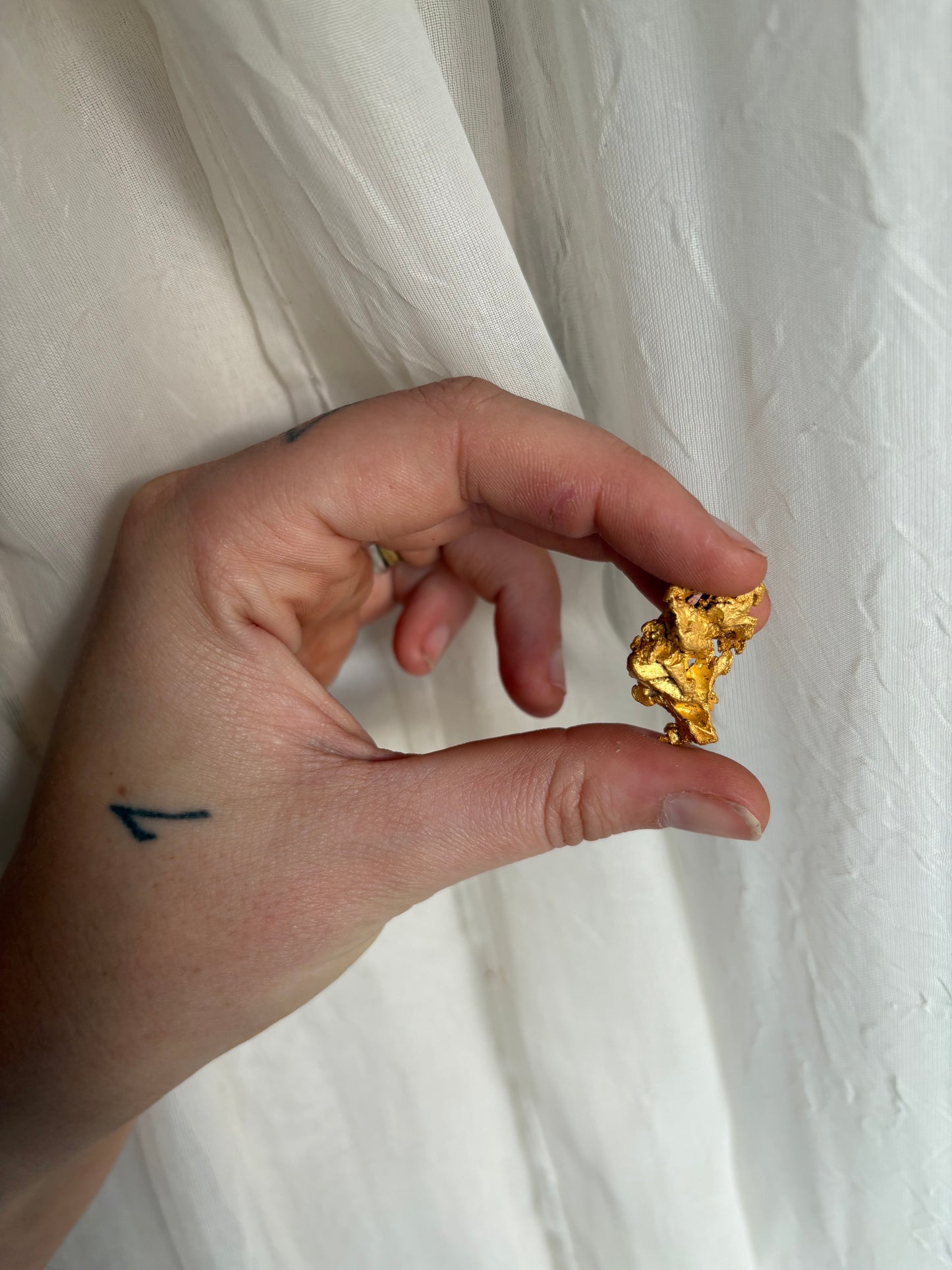 13.4 Gram Natural Gold Nugget - Crystalline structure