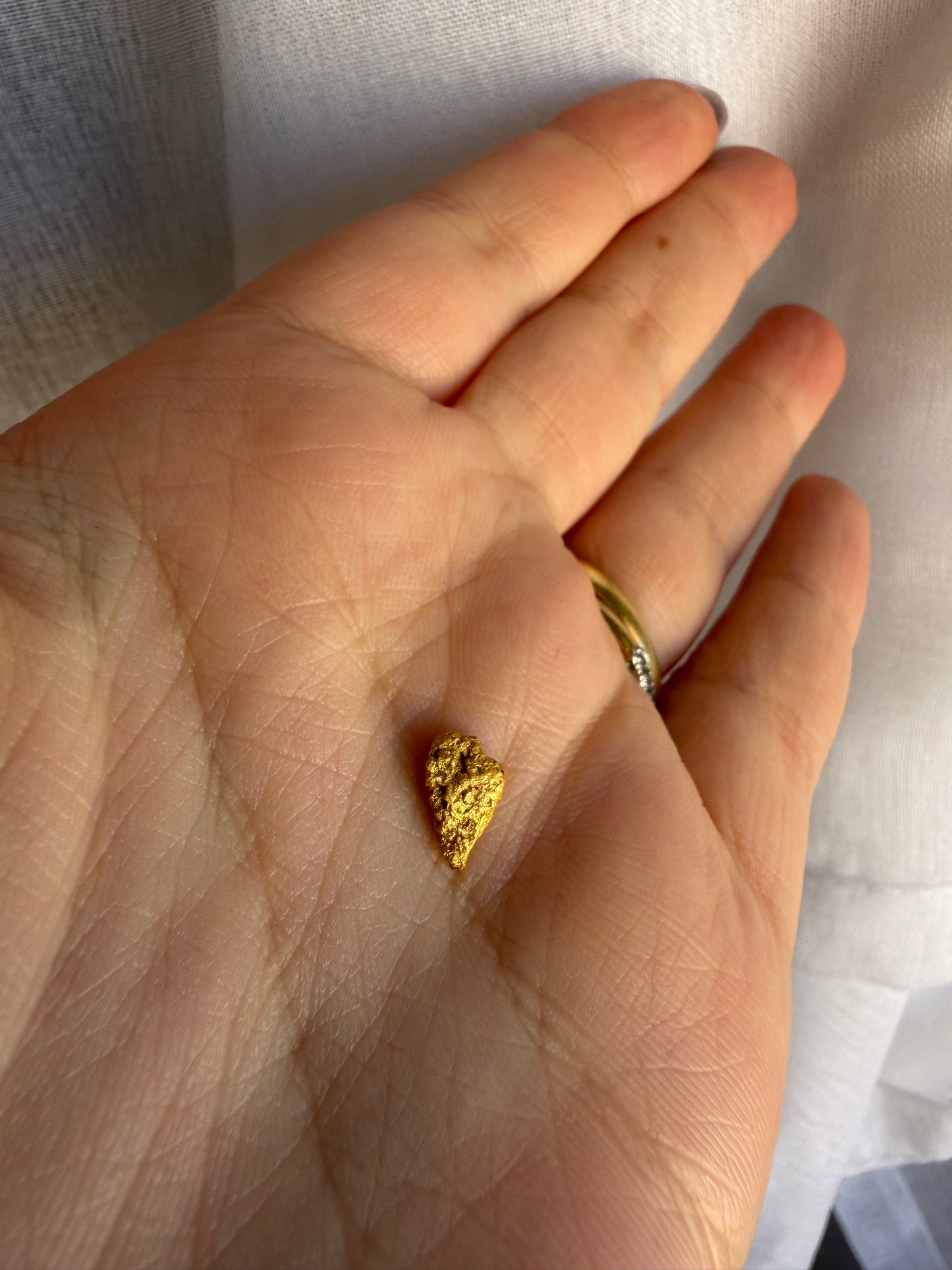 0.72 grams Natural Gold Nugget - August 2.0 drop