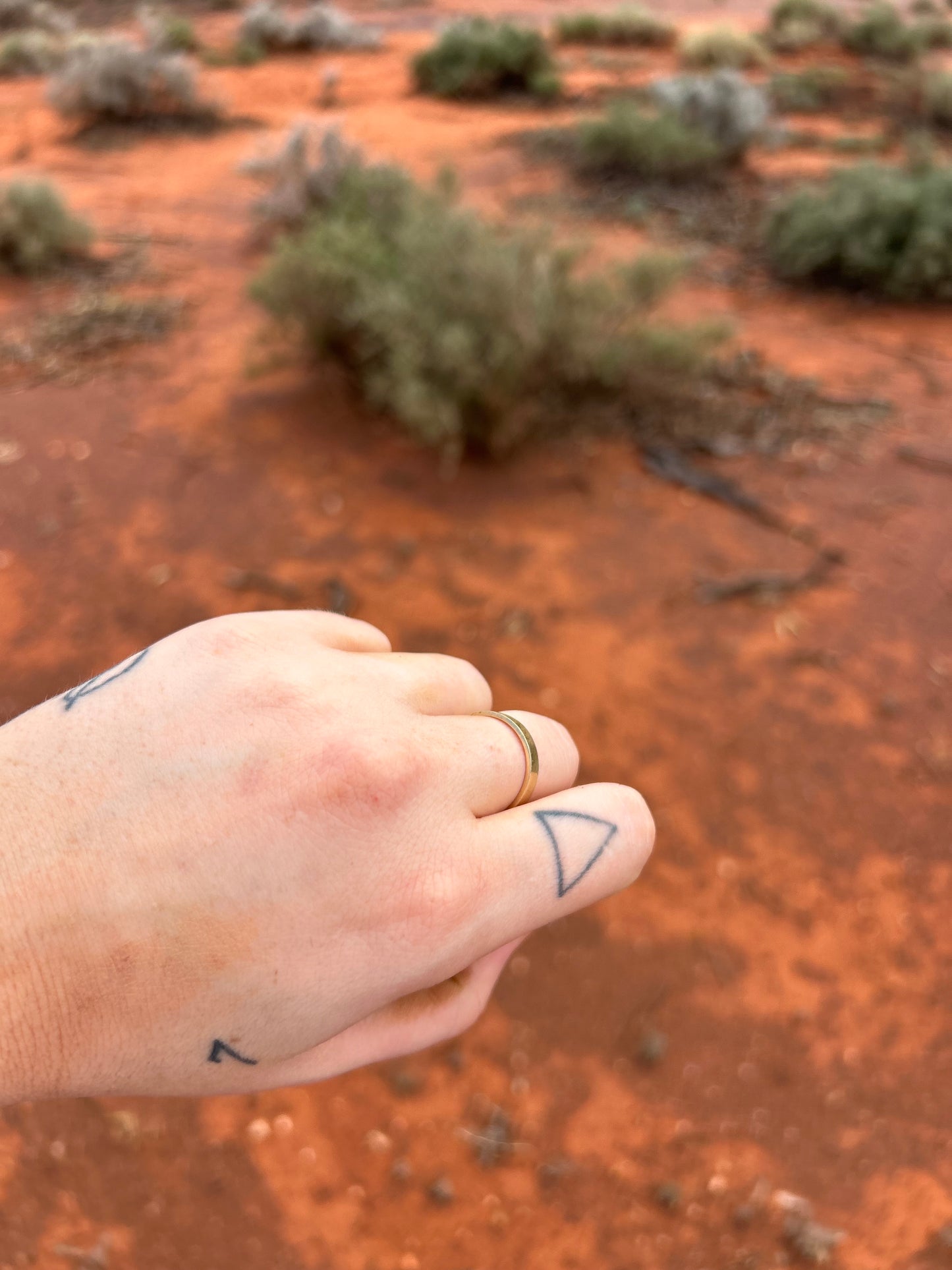 18k Solid 4mm Gold ring