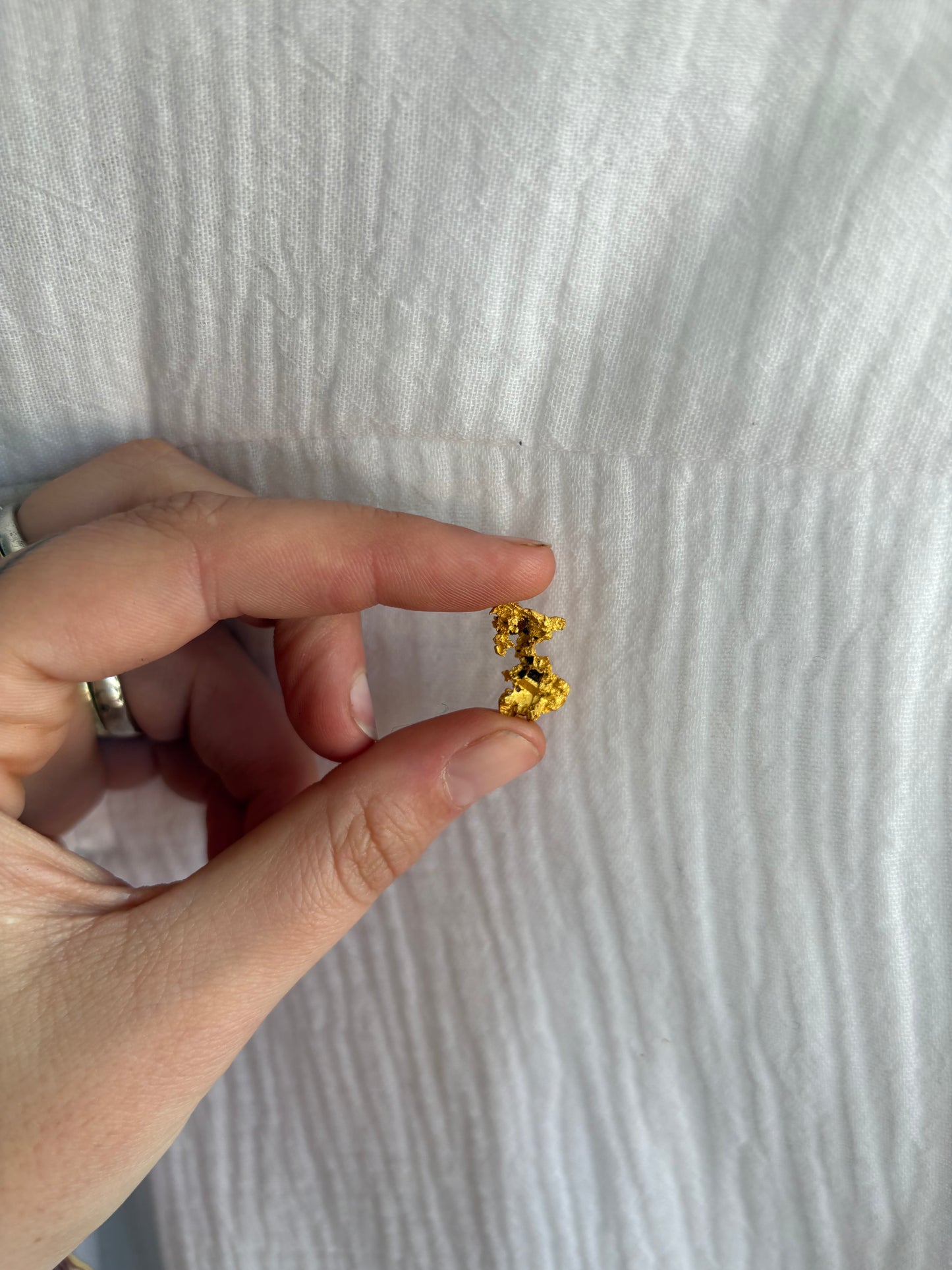 2.9 Gram Natural Gold Nugget - Inverted Crystals