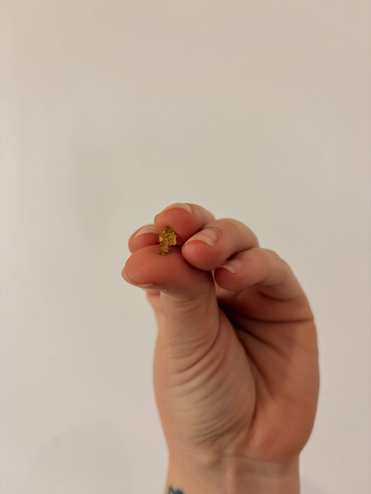 0.14 grams Natural Gold Nugget - October drop