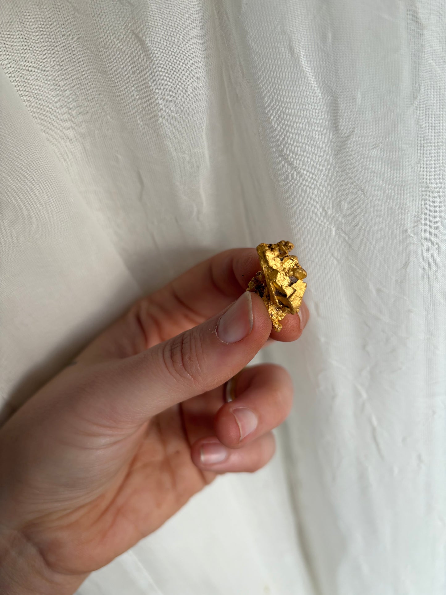 13.4 Gram Natural Gold Nugget - Crystalline structure