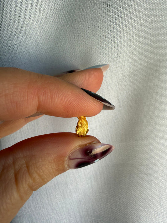 0.66 grams Natural Gold Nugget - August 2.0 drop