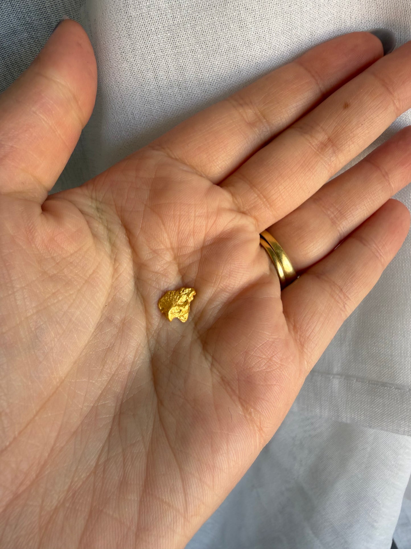 1.1 grams Natural Gold Nugget - August 2.0 drop