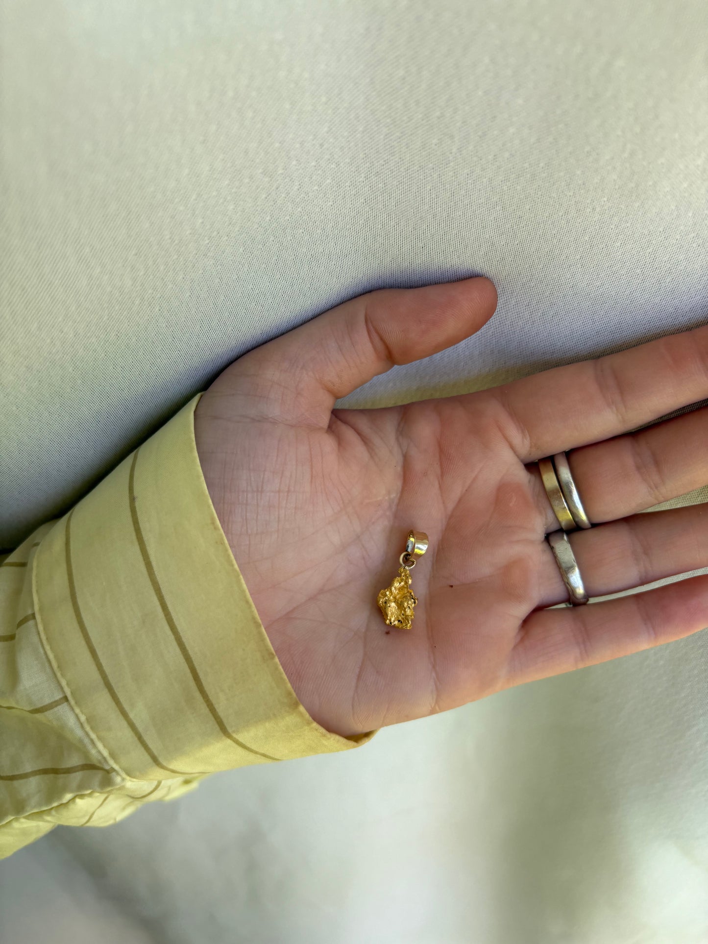 3.6 gram Natural Gold Nugget Pendant