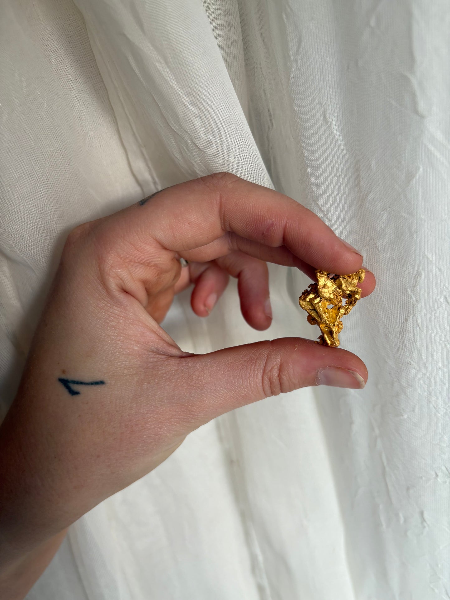 13.4 Gram Natural Gold Nugget - Crystalline structure