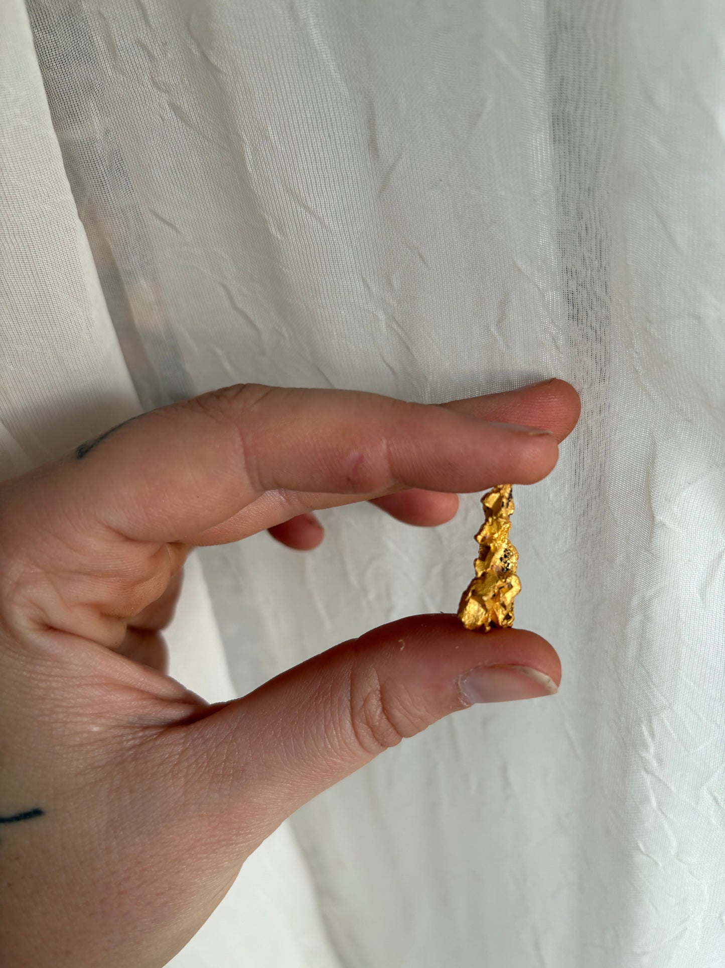 5.7 Gram Natural Gold Nugget - Crystalline structure