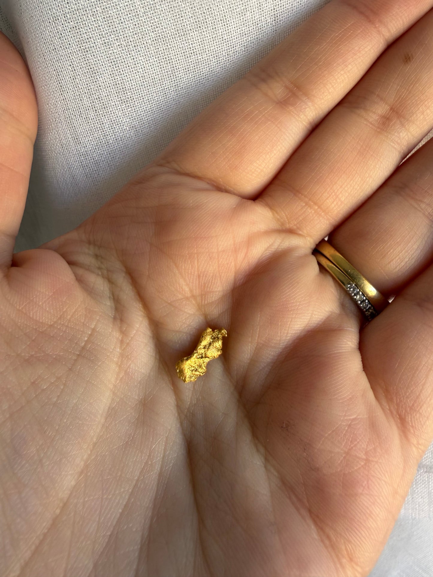 0.89 grams Natural Gold Nugget - August 2.0 drop