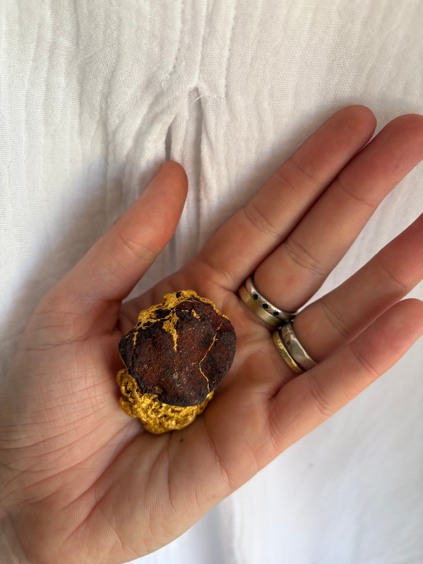 126.2 Gram Natural Gold Nugget - Alien Brain Specimen