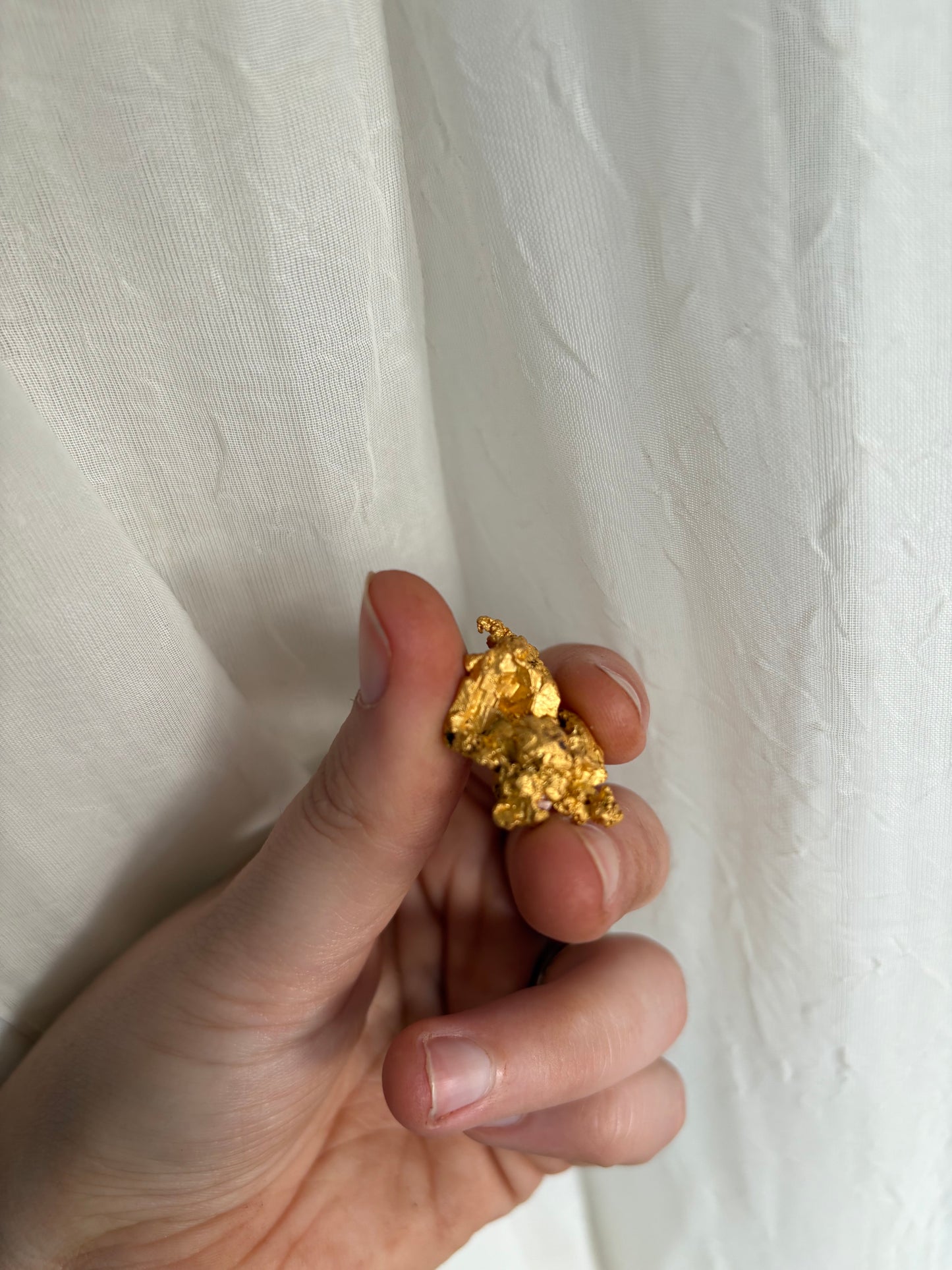 13.4 Gram Natural Gold Nugget - Crystalline structure