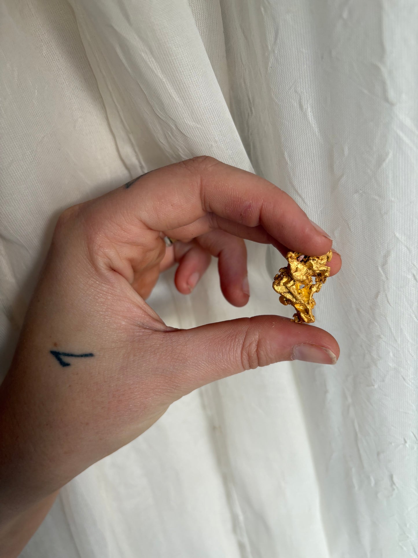 13.4 Gram Natural Gold Nugget - Crystalline structure