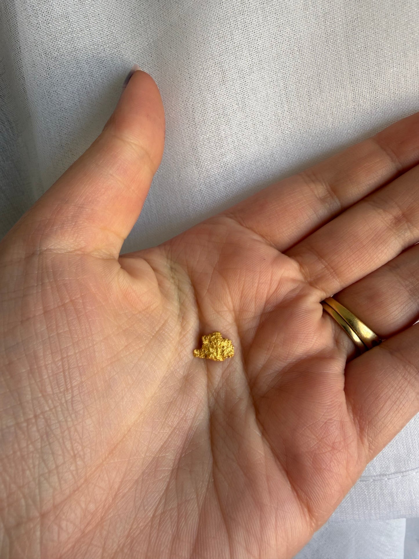 0.86 grams Natural Gold Nugget - August 2.0 drop