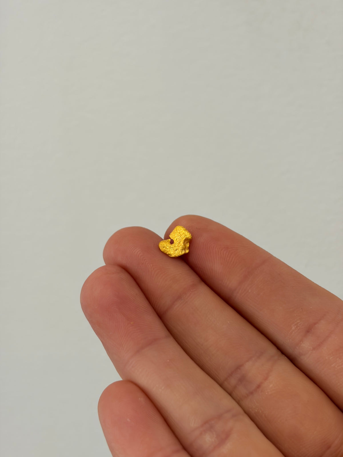 0.74 grams Natural Gold Nugget - October drop
