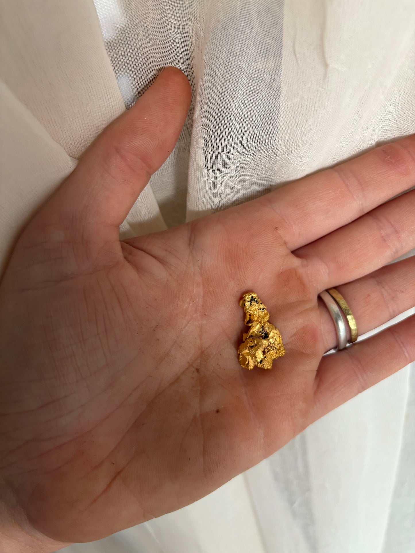 5.7 Gram Natural Gold Nugget - Crystalline structure
