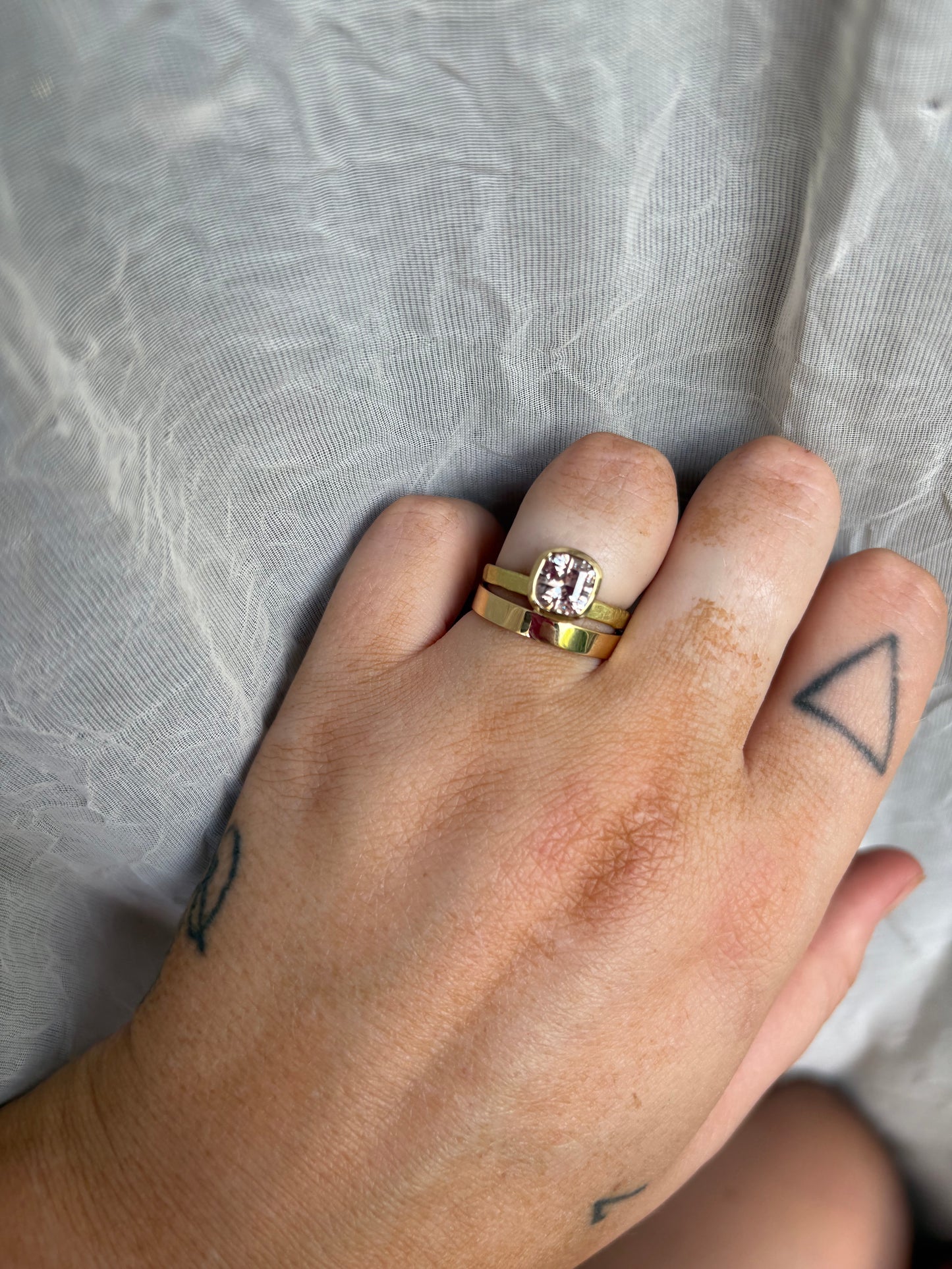 Everlasting Ring - Pink Zircon