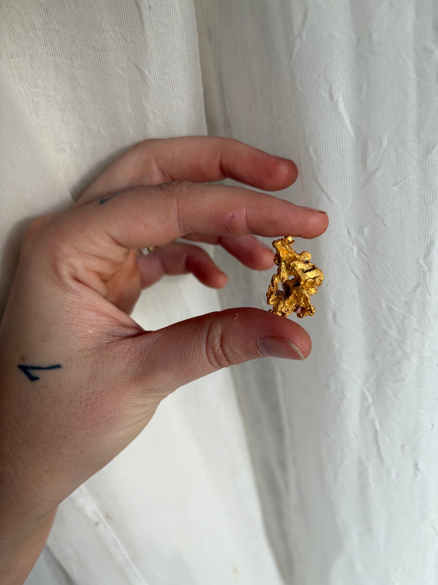 13.4 Gram Natural Gold Nugget - Crystalline structure