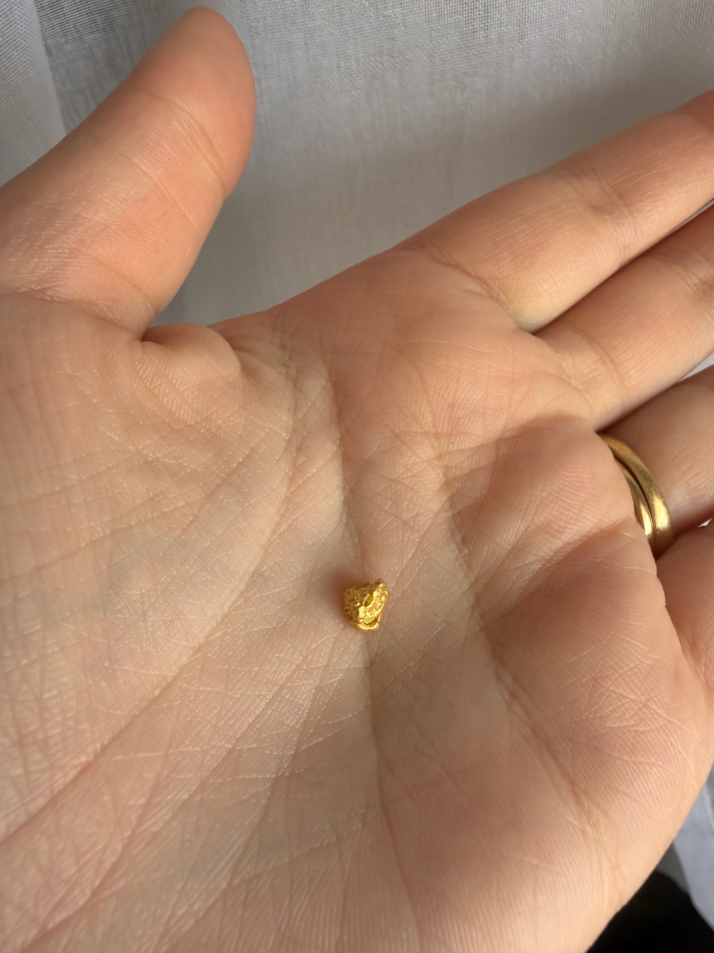 0.77 grams Natural Gold Nugget - August 2.0 drop