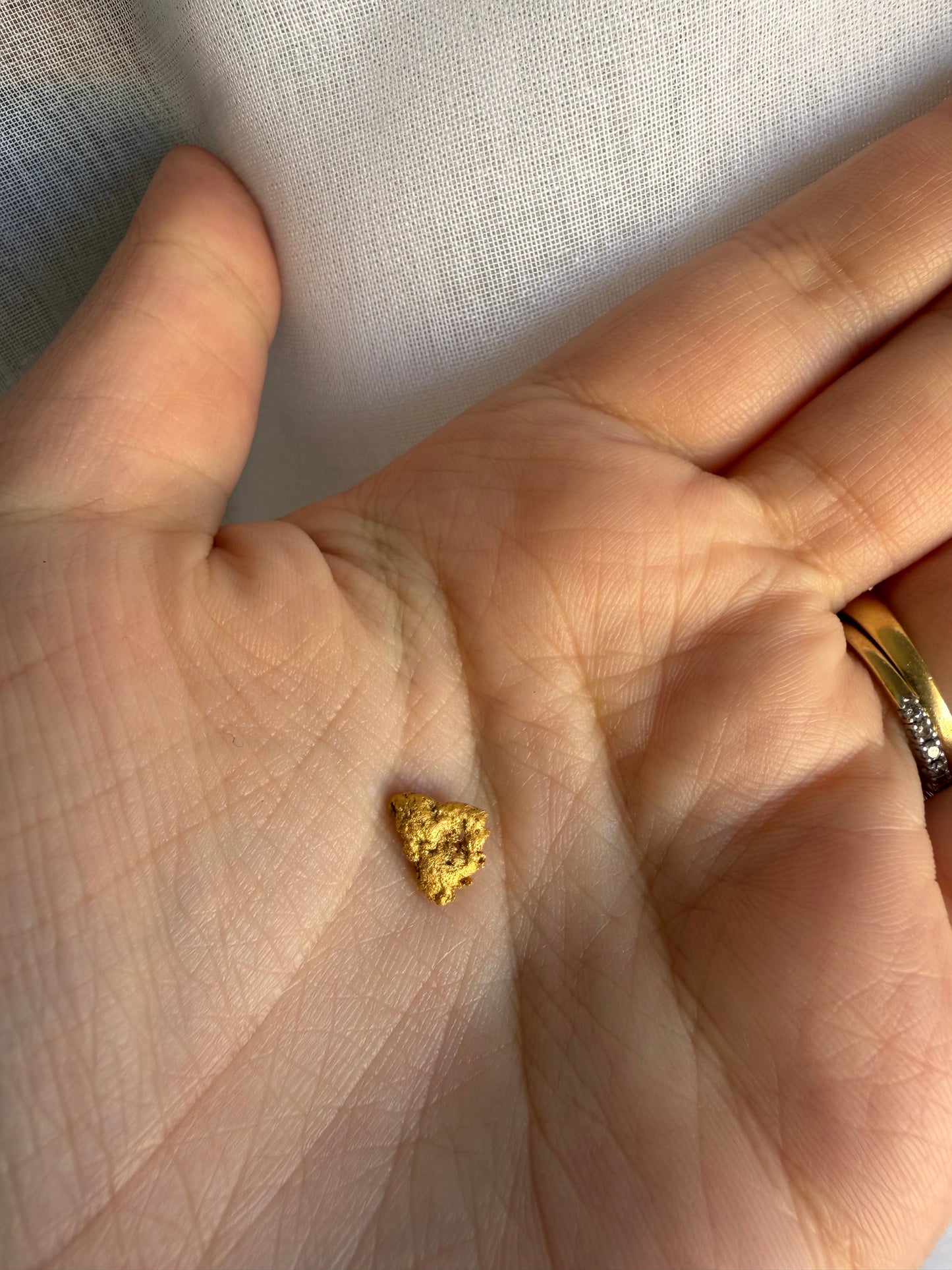 0.87 grams Natural Gold Nugget - August 2.0 drop