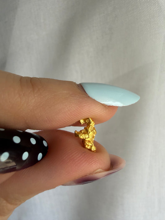 0.73 grams Natural Gold Nugget - August 2.0 drop
