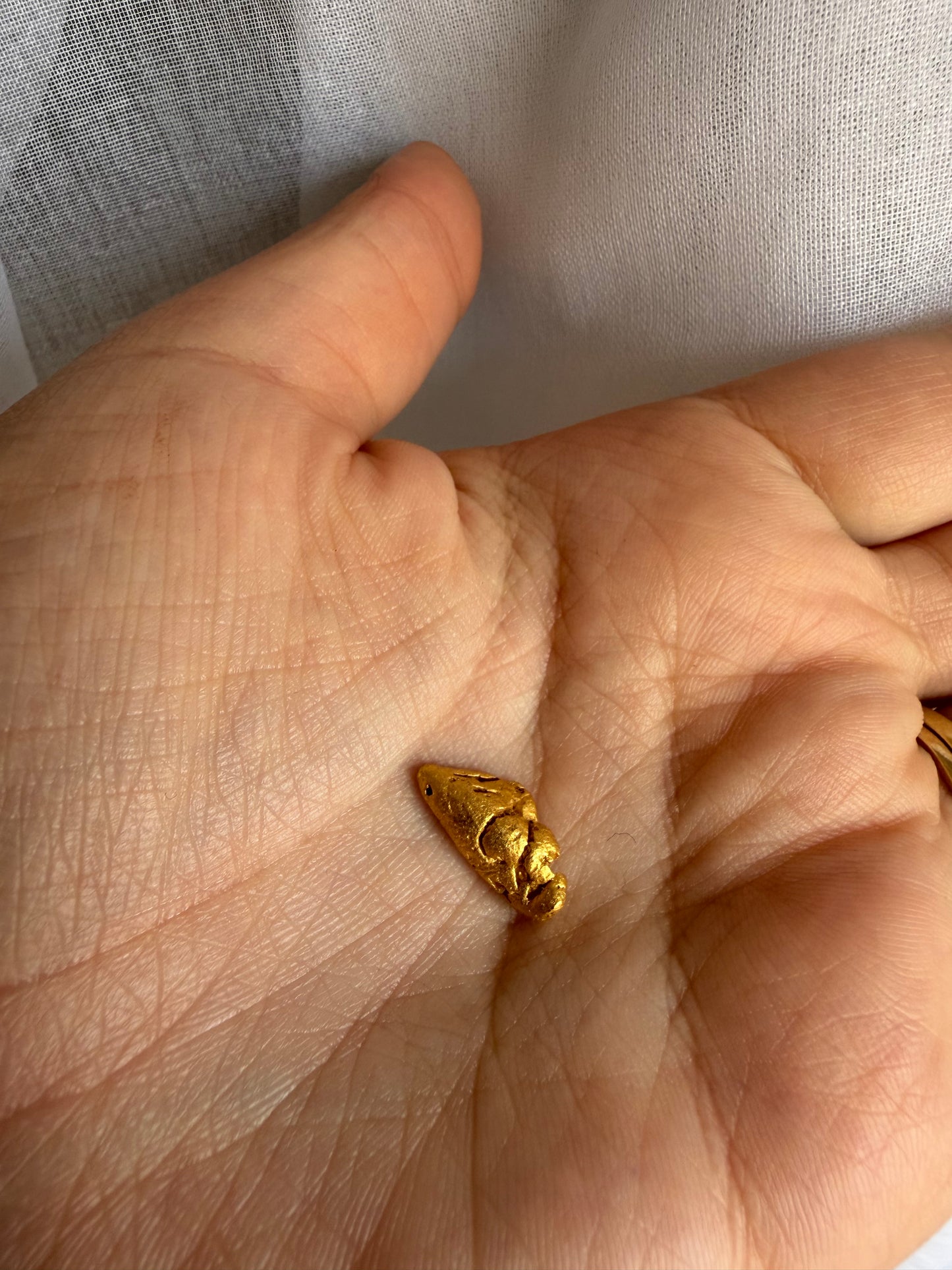 3.1 grams Natural Gold Nugget - August 2.0 drop