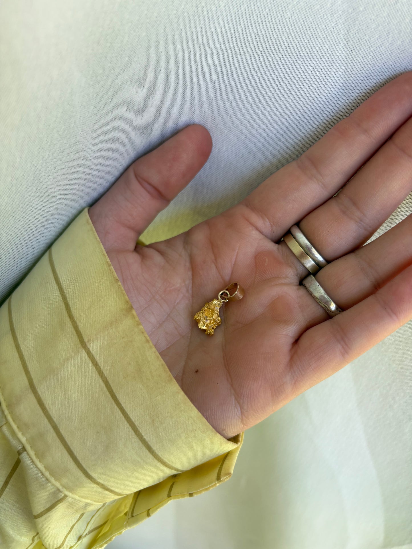 2.7 gram Natural Gold Nugget Pendant