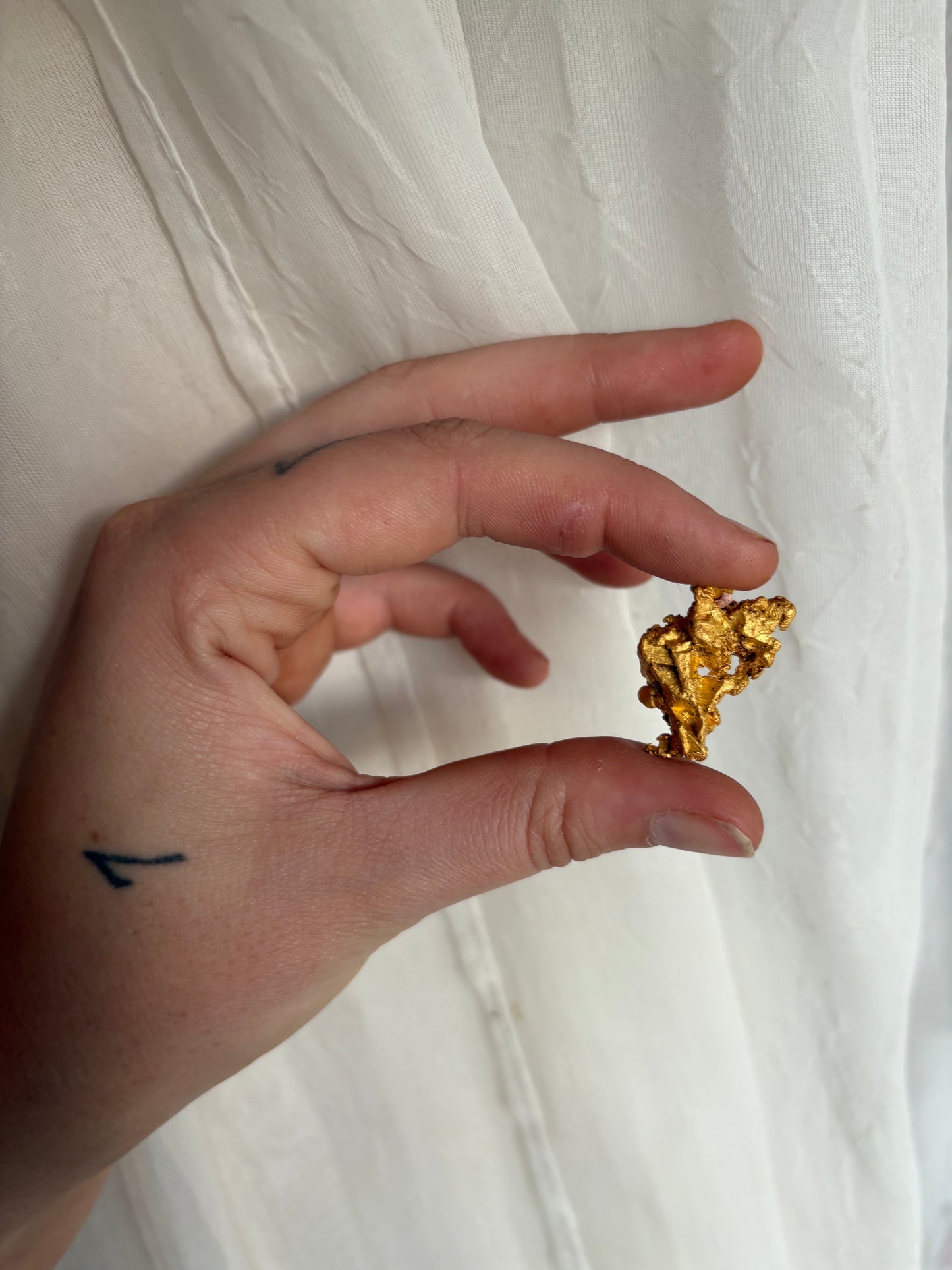 13.4 Gram Natural Gold Nugget - Crystalline structure