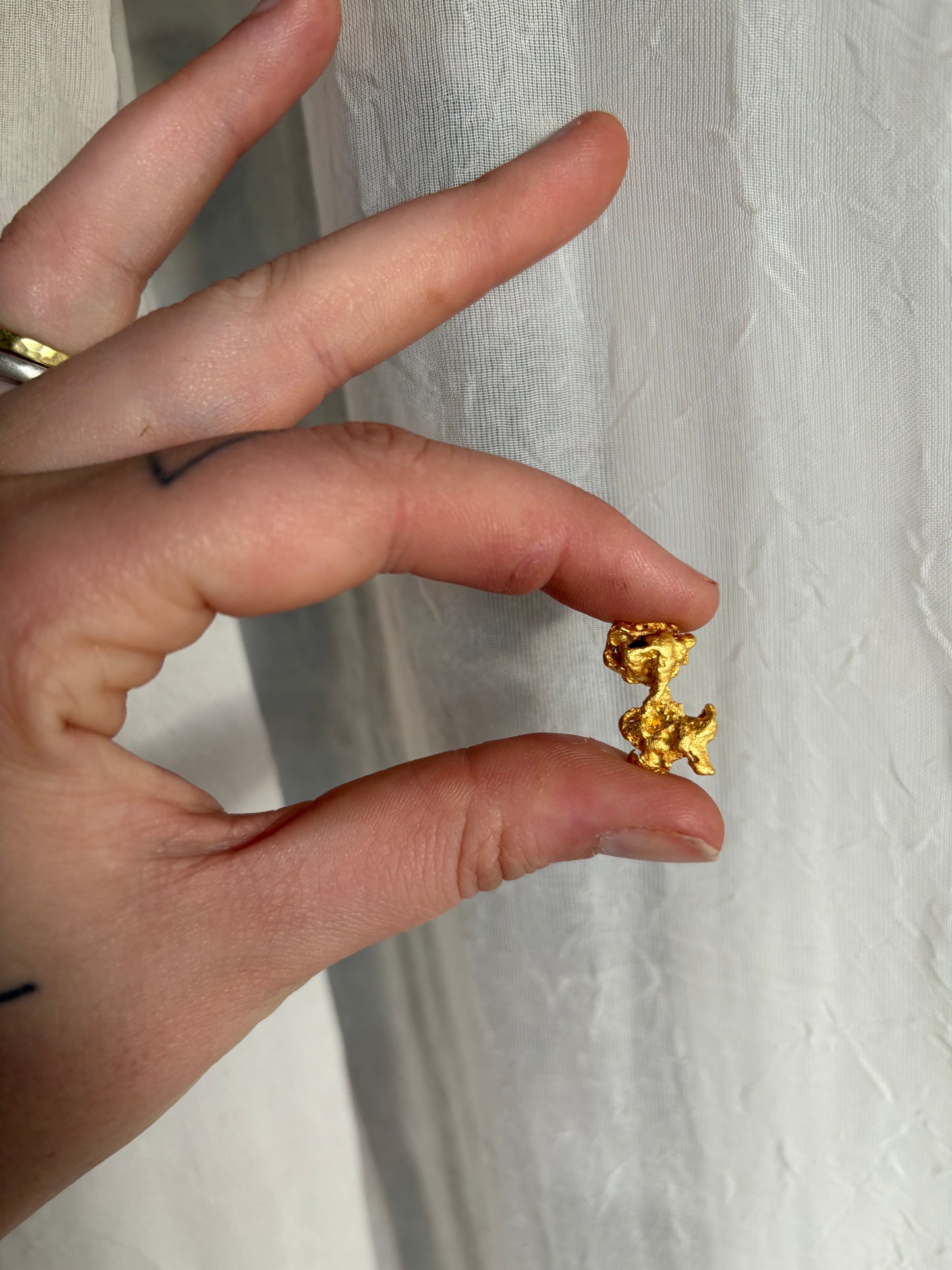 5.5 Gram Natural Gold Nugget - Snoopy