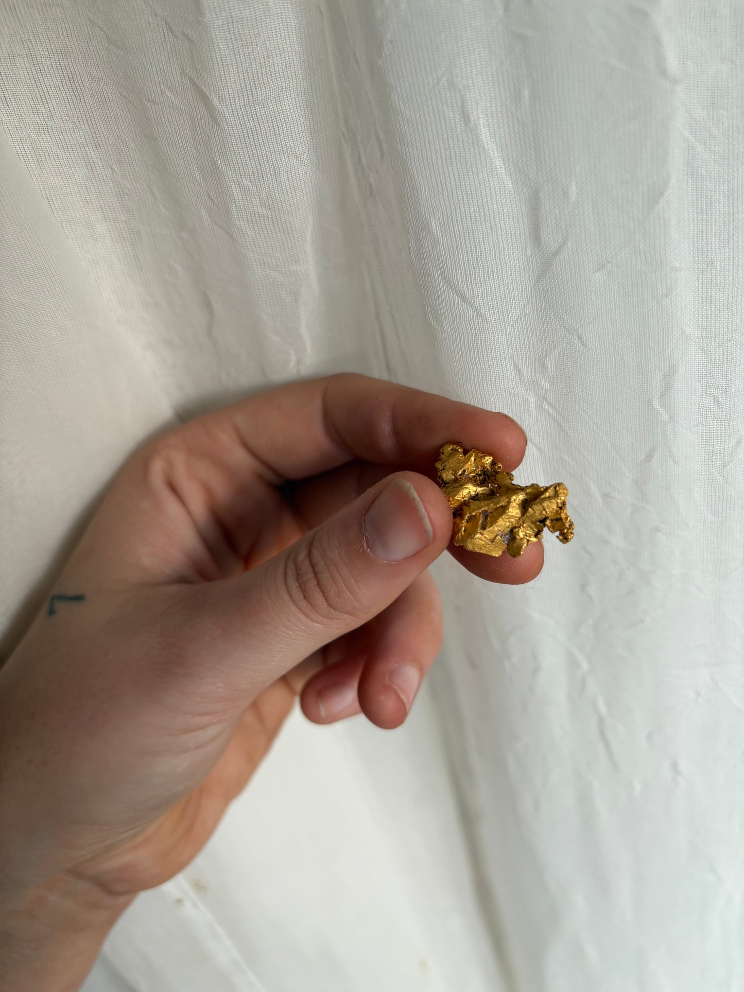 13.4 Gram Natural Gold Nugget - Crystalline structure