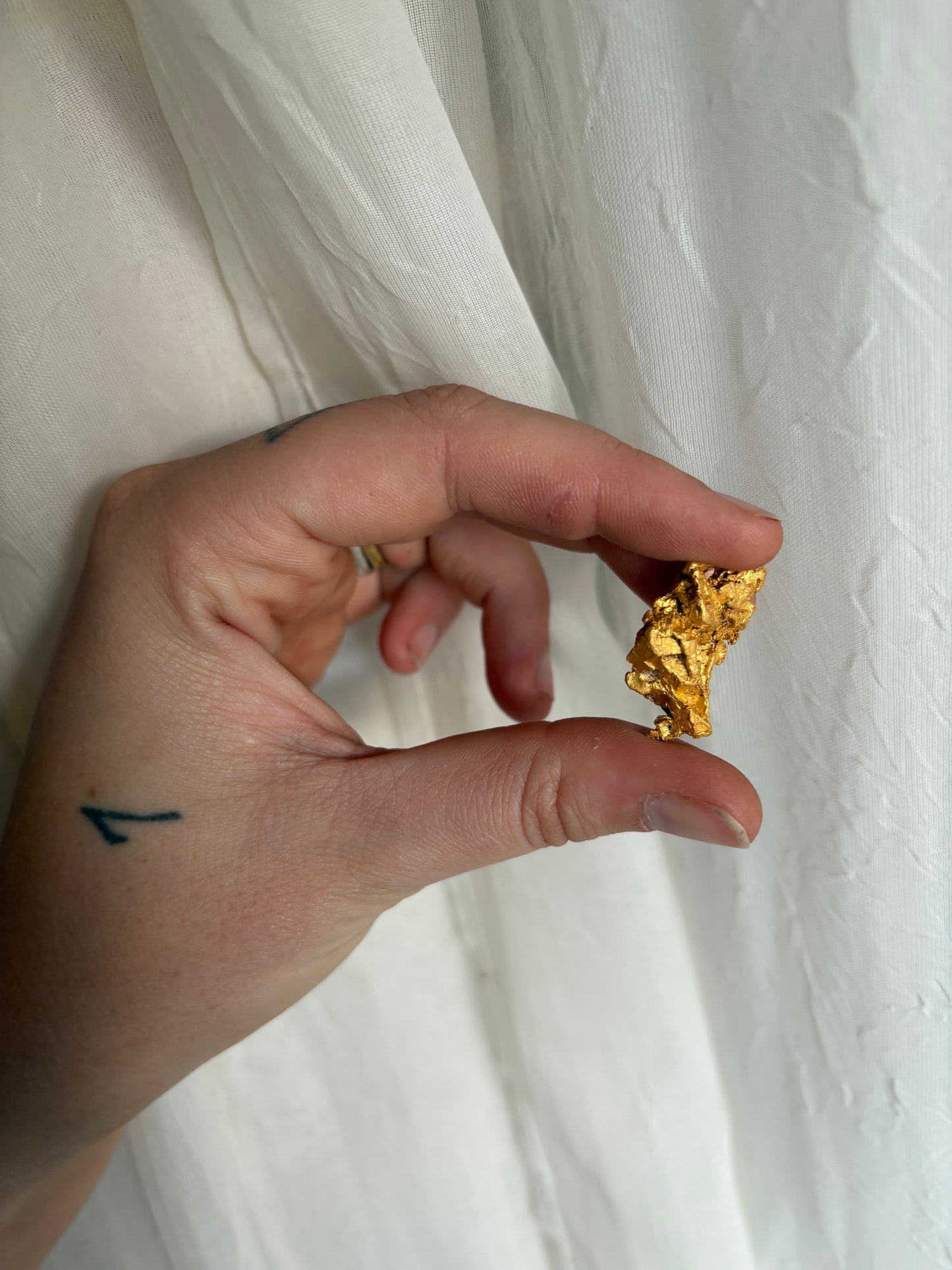 13.4 Gram Natural Gold Nugget - Crystalline structure