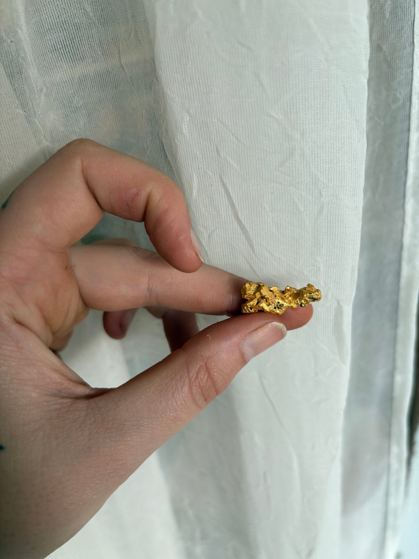 5.7 Gram Natural Gold Nugget - Crystalline structure