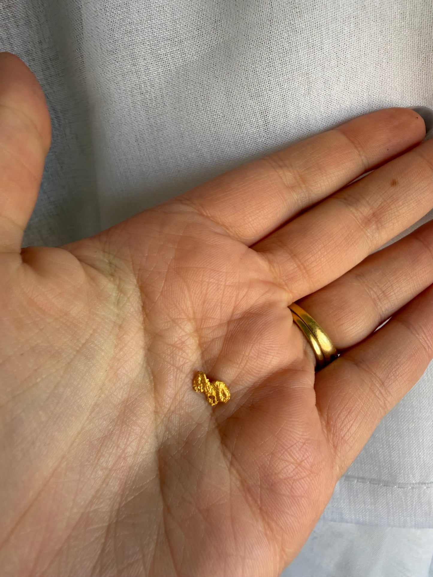 0.56 grams Natural Gold Nugget - August 2.0 drop