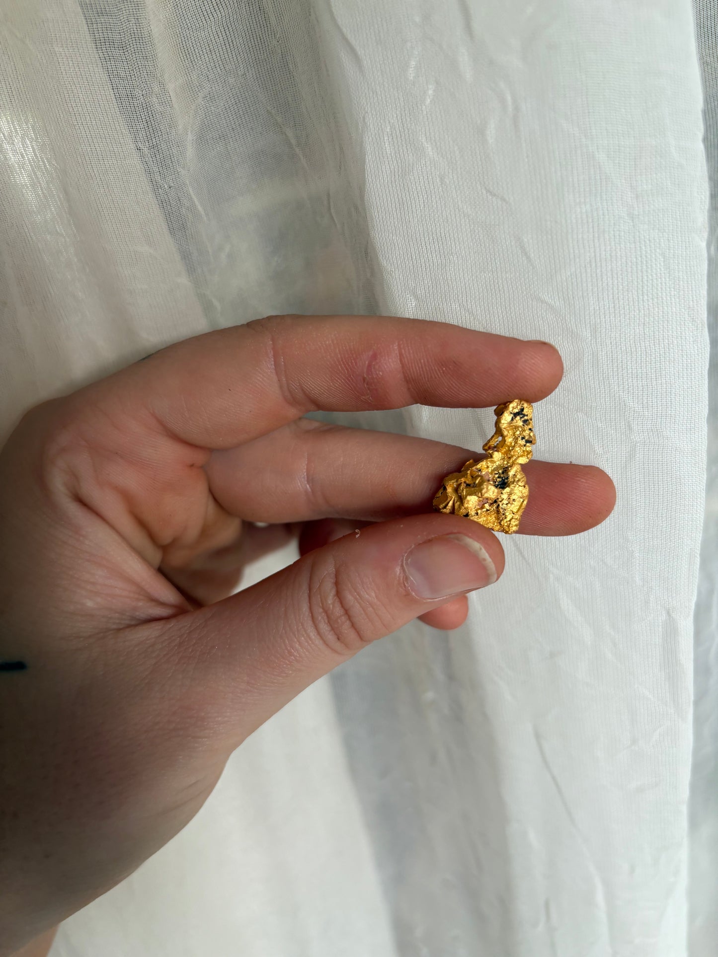 5.7 Gram Natural Gold Nugget - Crystalline structure