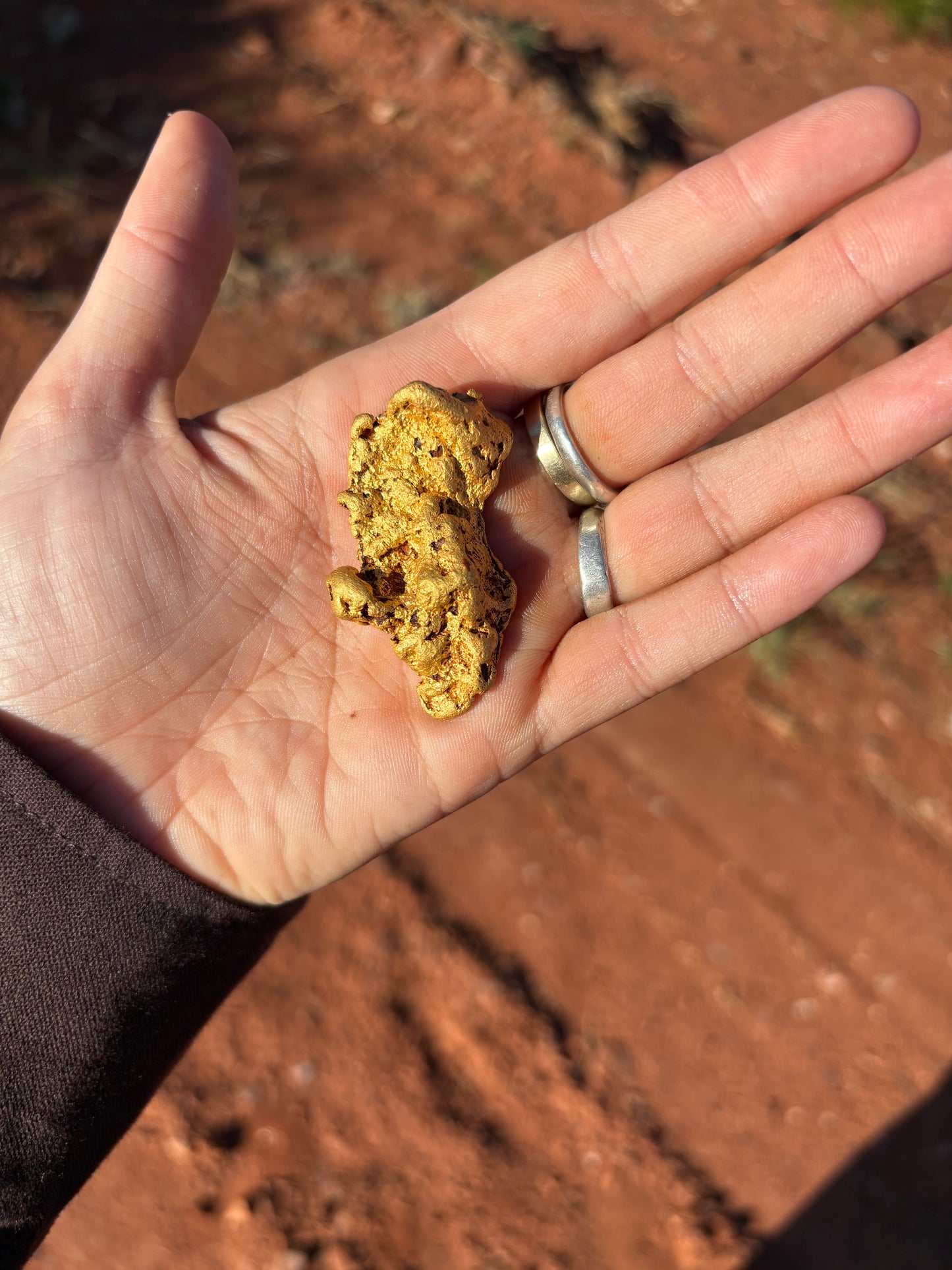 83 gram (2.6 oz) Natural Gold Nugget - The Red Dirt Relic