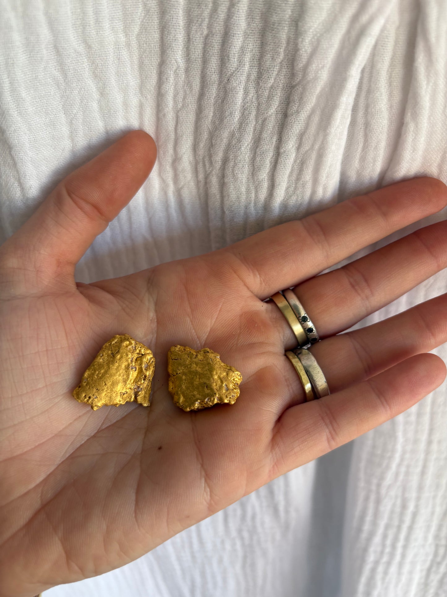 15 Gram Natural Gold Nugget Twin B
