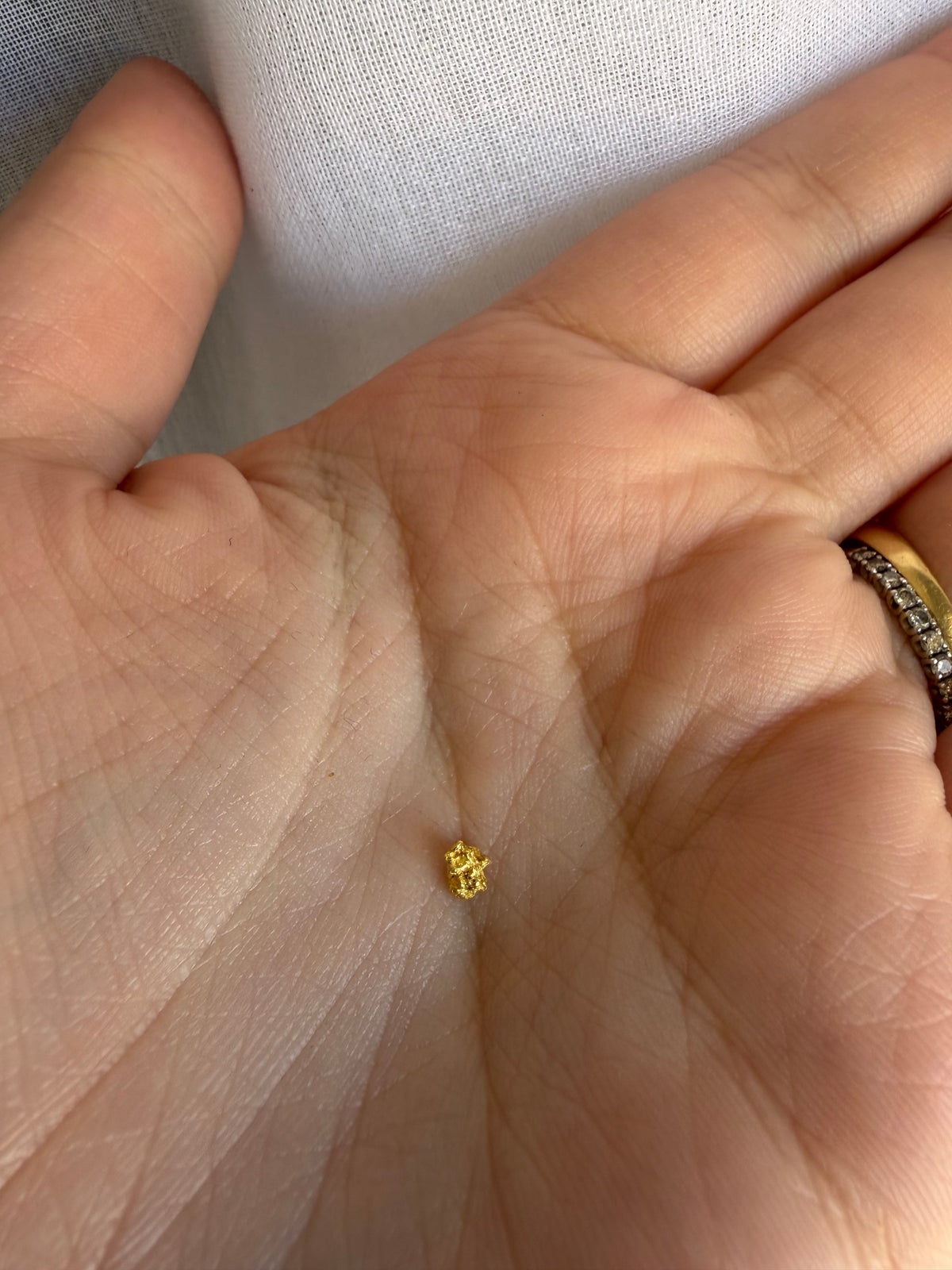 0.21 grams Natural Gold Nugget - September drop
