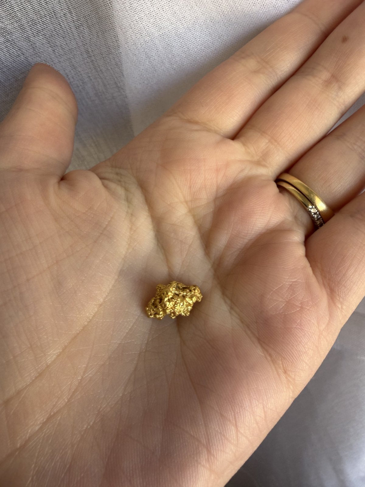 3.08 grams Natural Gold Nugget - September drop
