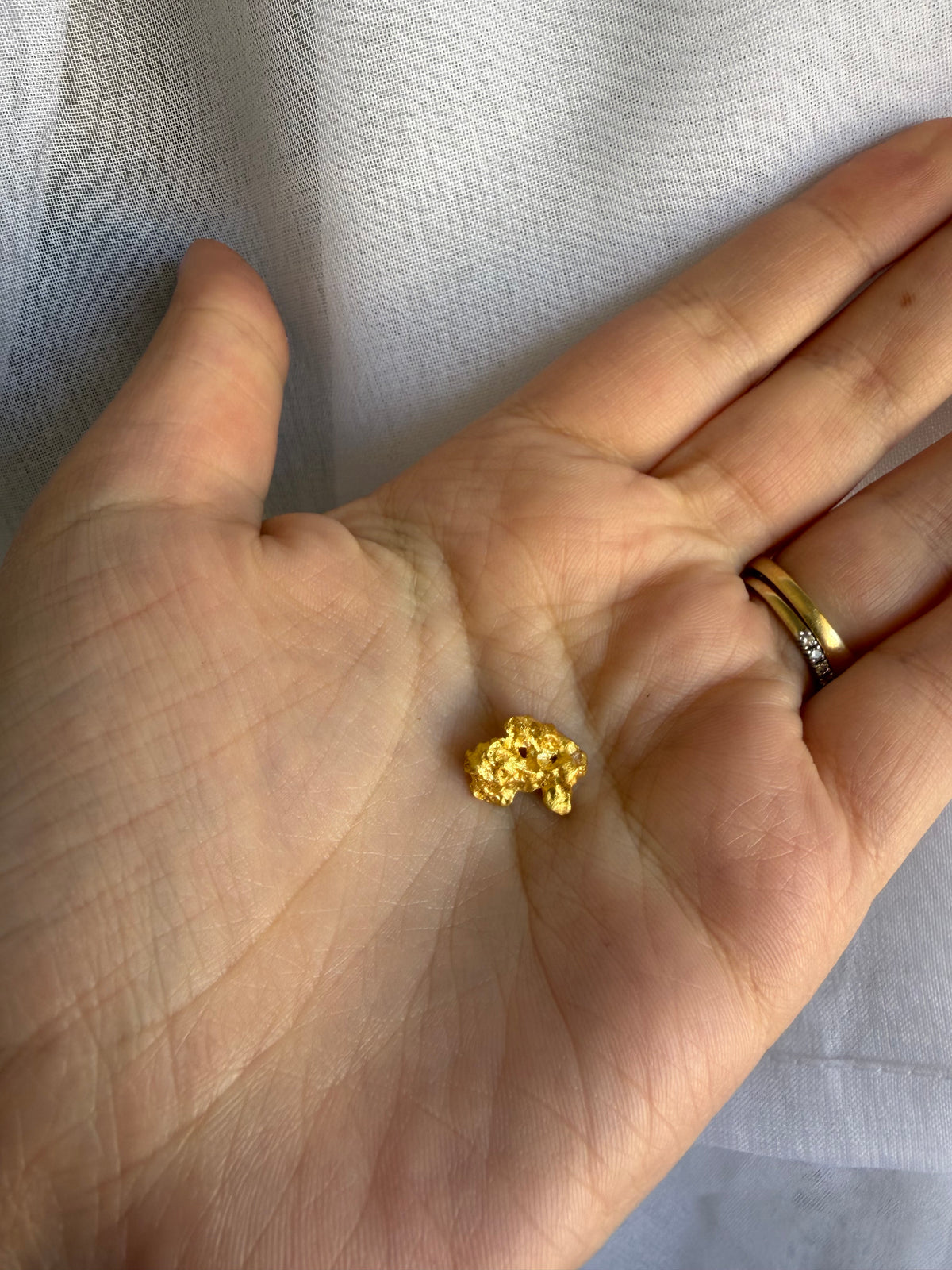 3.25 grams Natural Gold Nugget - September drop