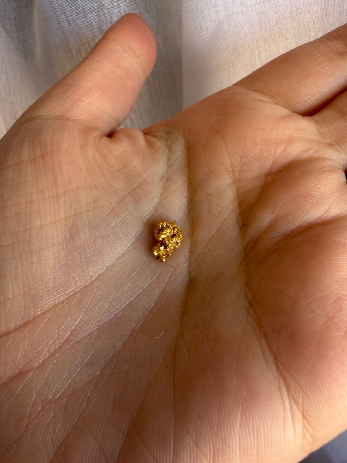 0.98 grams Natural Gold Nugget - September drop