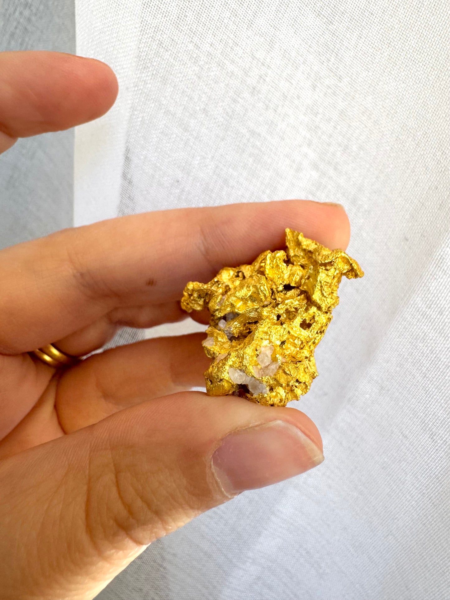31.1 gram Natural Gold Nugget - On the Dot Crystal