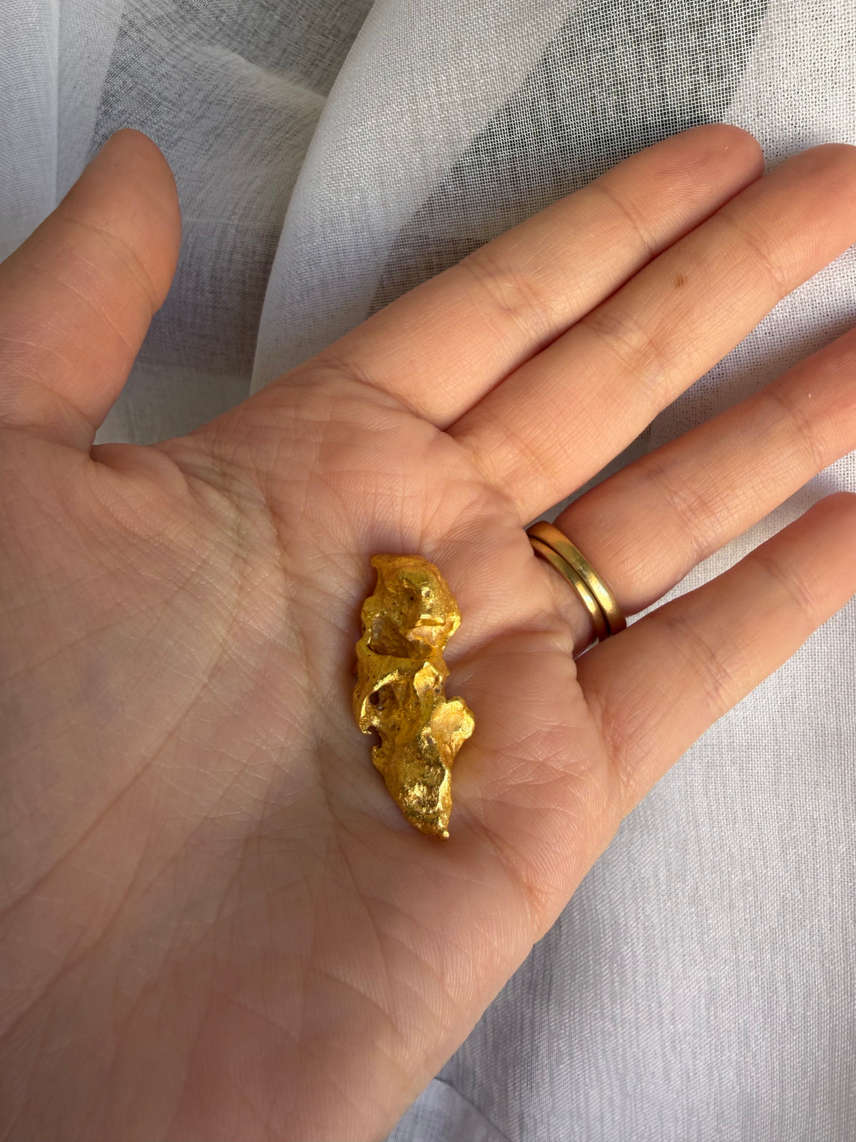 25.49 grams Natural Gold Nugget - September drop