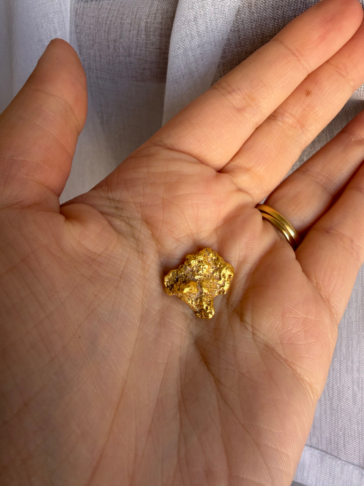 7.33 grams Natural Gold Nugget - September drop