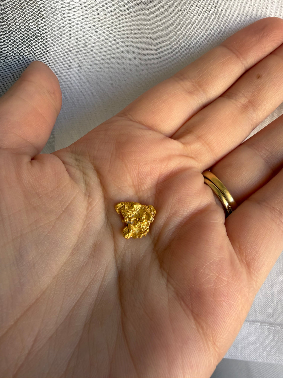 2 grams Natural Gold Nugget - September drop