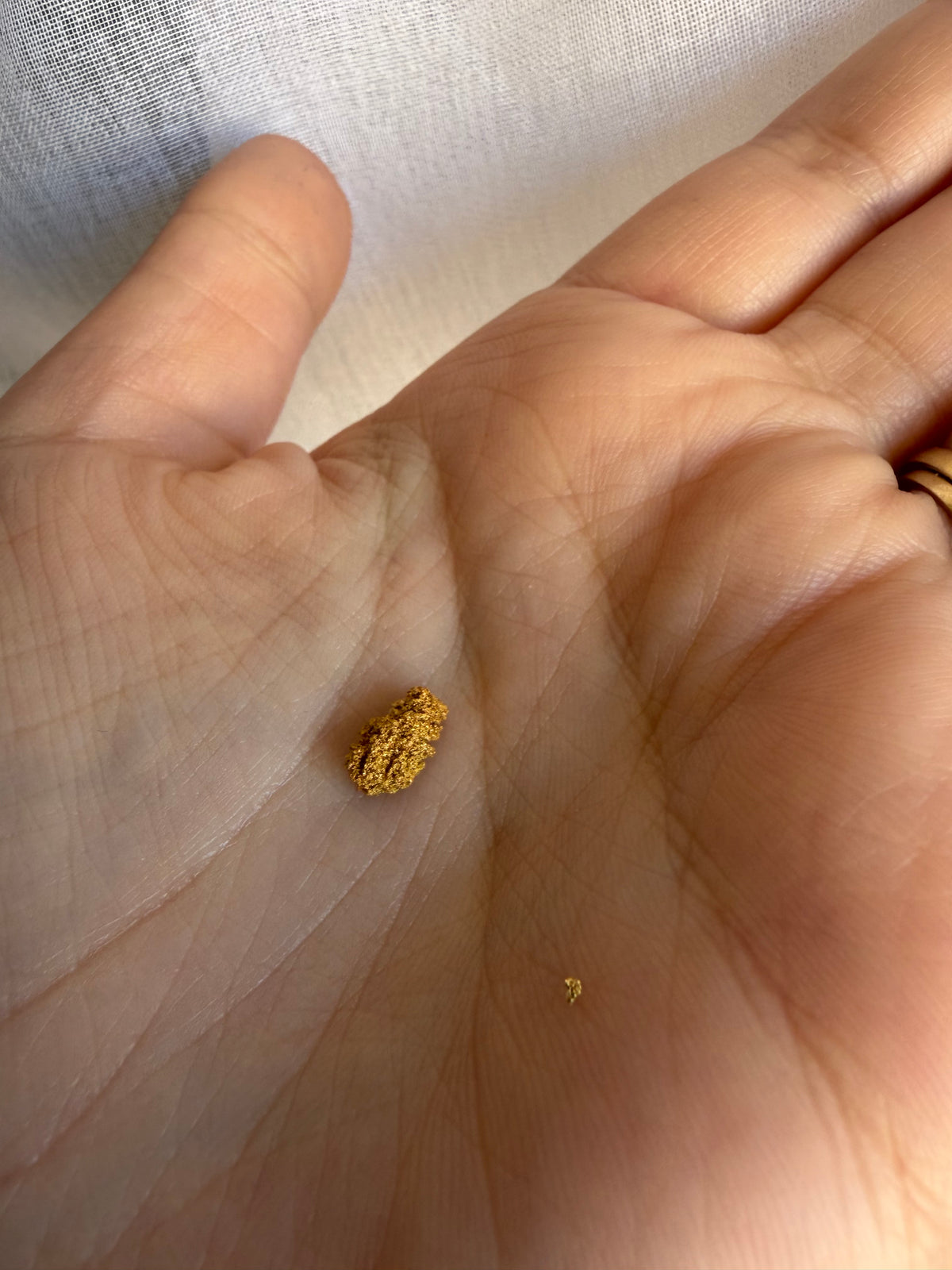0.45 grams Natural Gold Nugget - September drop