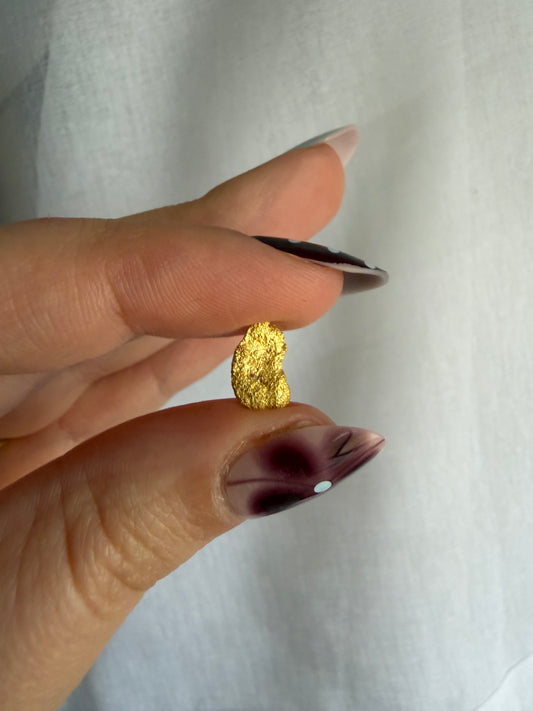 0.58 grams Natural Gold Nugget - August 2.0 drop