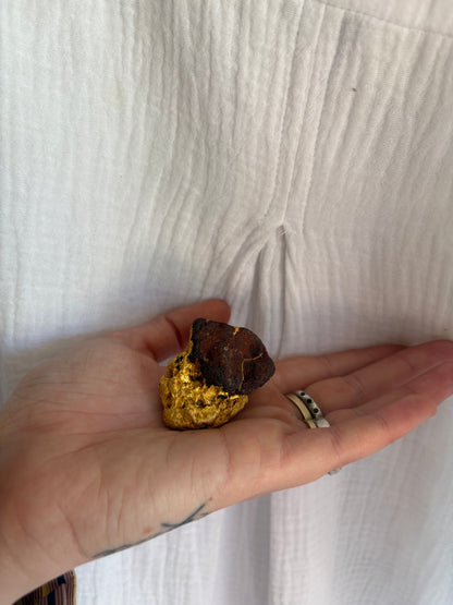 126.2 Gram Natural Gold Nugget - Alien Brain Specimen