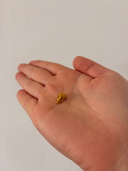 3.34 grams Natural Gold Nugget - October drop