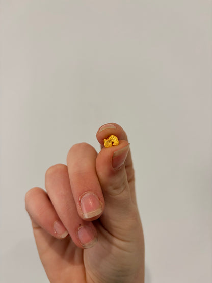 0.74 grams Natural Gold Nugget - October drop