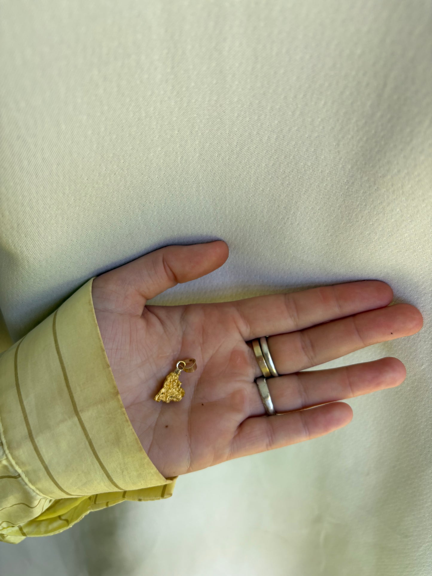 3.9 gram Natural Gold Nugget Pendant